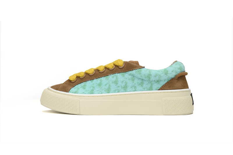 Denim Tears' B33 Sneakers Release Brown Green