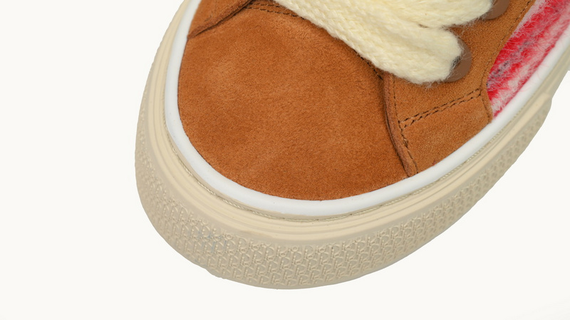 Denim Tears' B33 Sneakers Release Brown Red Stripes