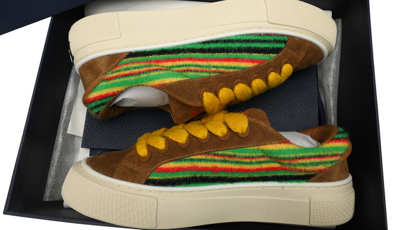 Denim Tears' B33 Sneakers Release Brown Stripe