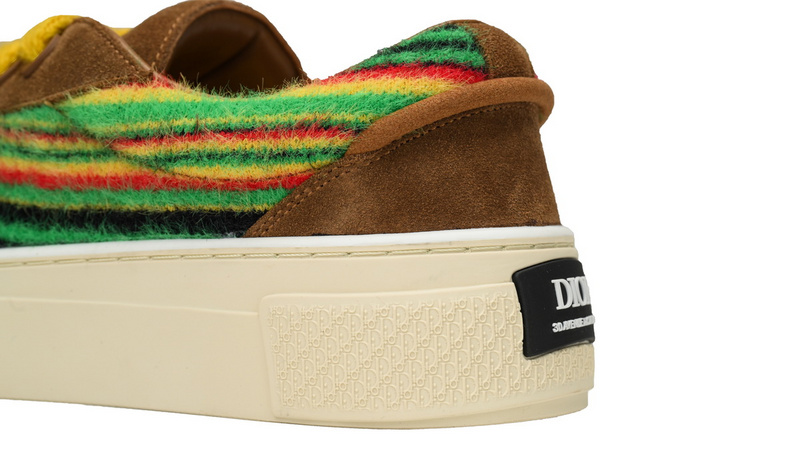 Denim Tears' B33 Sneakers Release Brown Stripe