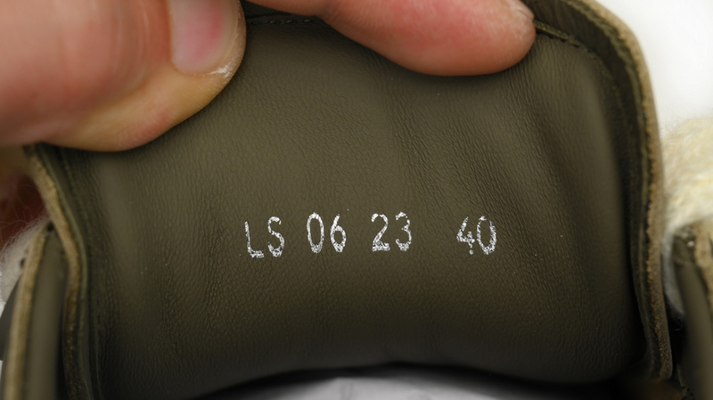 Denim Tears' B33 Sneakers Release Khaki Embroidery