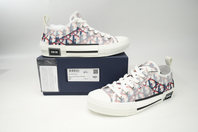 Dior B23 HT Oblique Low Bang Blue Red