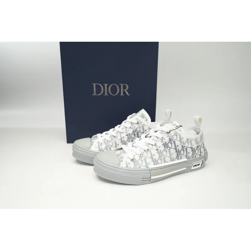 Dior B23 HT Oblique Low Cut Blue Gray