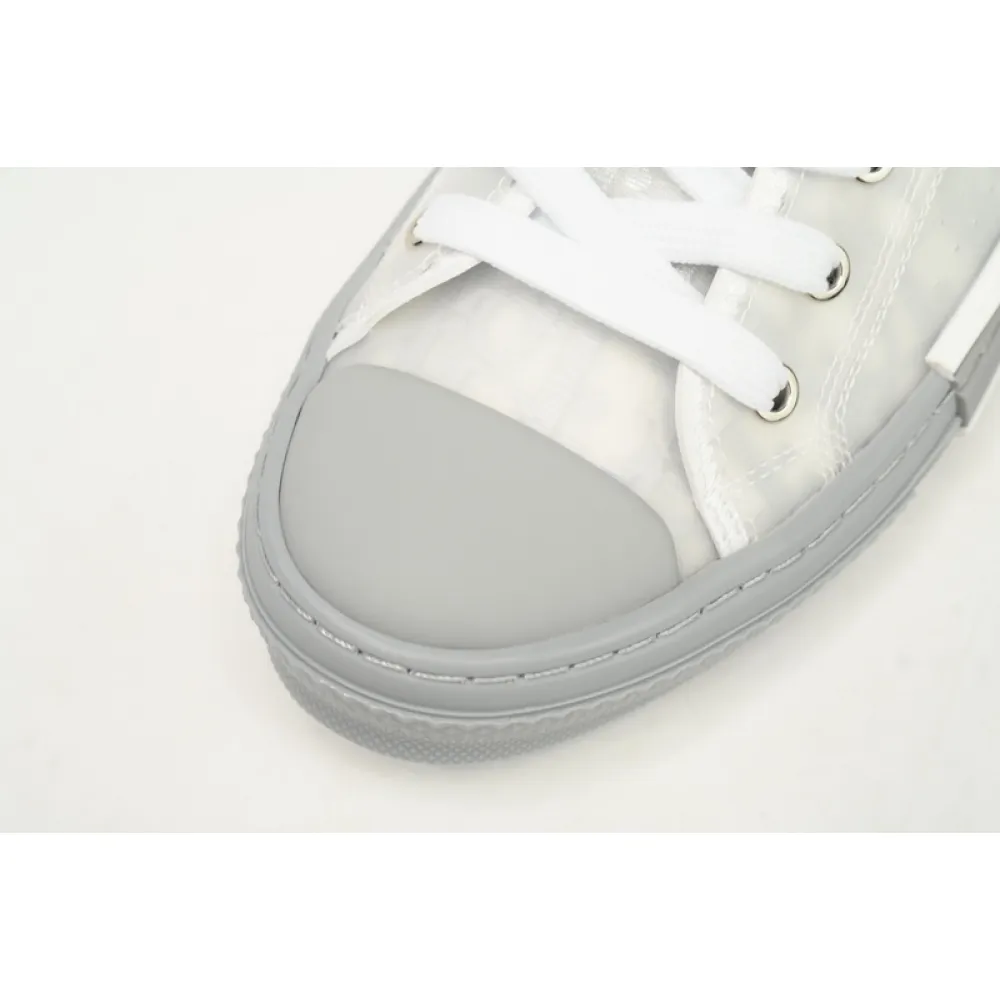 Dior B23 HT Oblique Low Rank Silver Gray