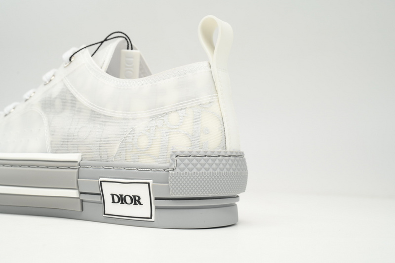 Dior B23 HT Oblique Low Rank Silver Gray