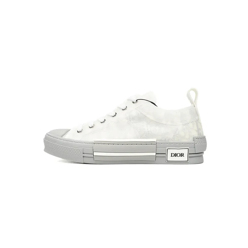 Dior B23 HT Oblique Low Rank Silver Gray