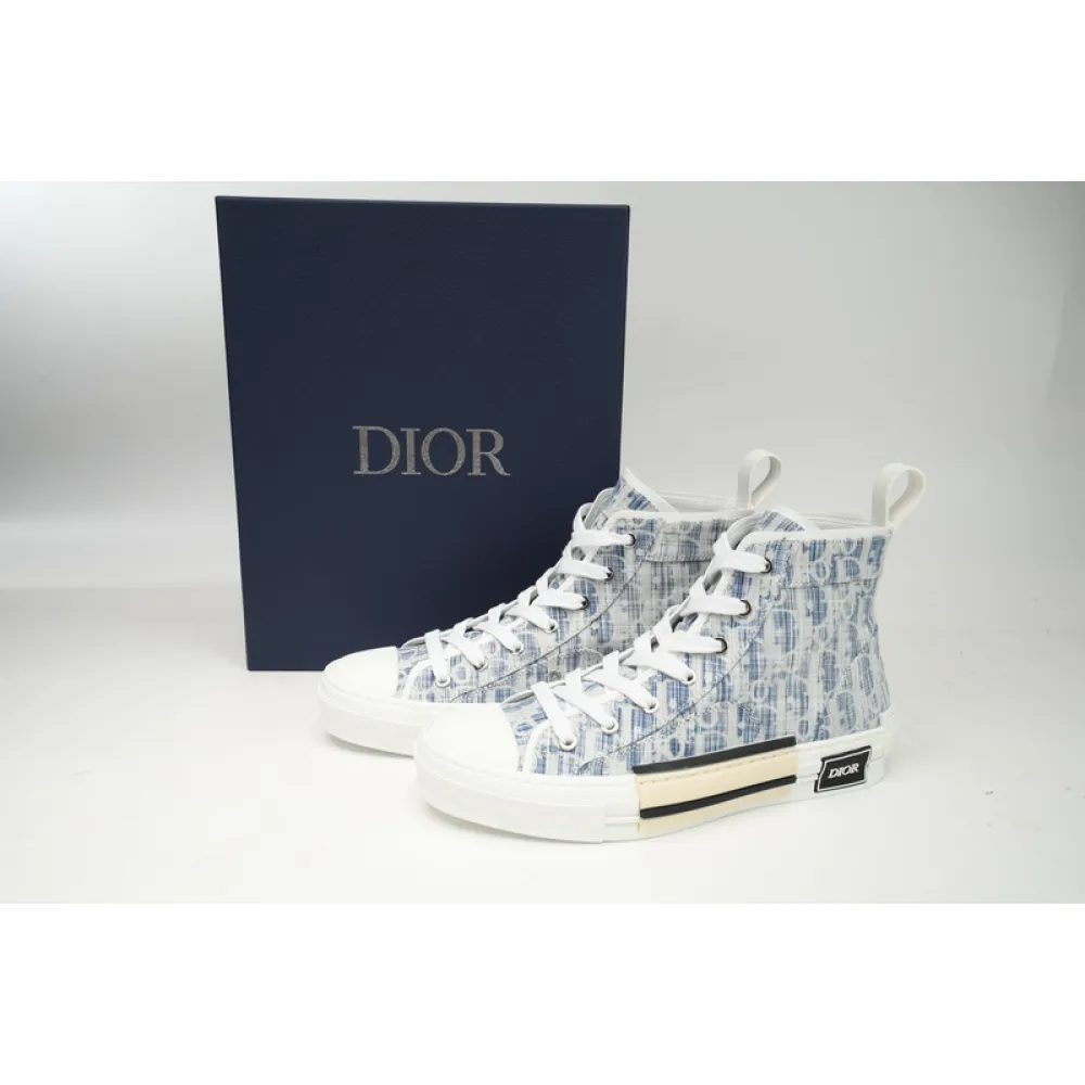Dior B23 HT Oblique Transparency Electric Embroidered Benim