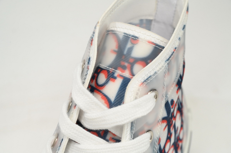 Dior B23 HT Oblique Transparency High Blue Red
