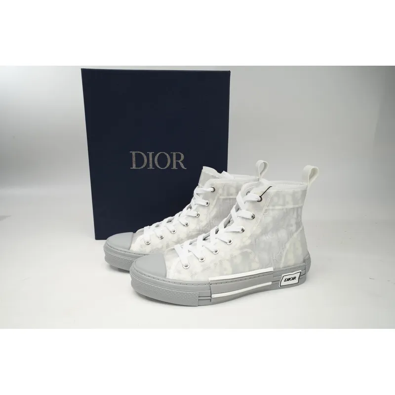 Dior B23 HT Oblique Transparency High Silver Ash