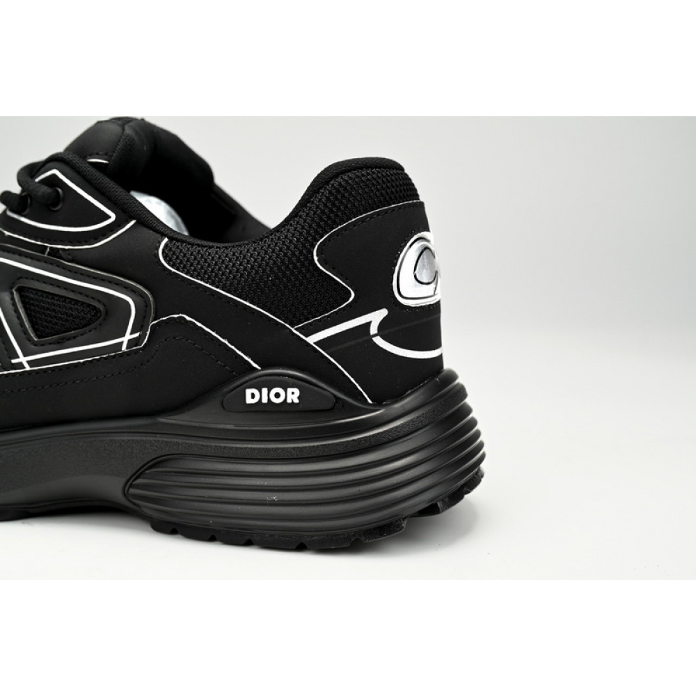 Dior Light Grey 'B30' Sneakers Black