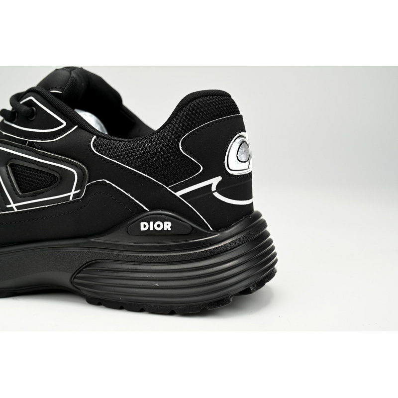 Dior Light Grey 'B30' Sneakers Black