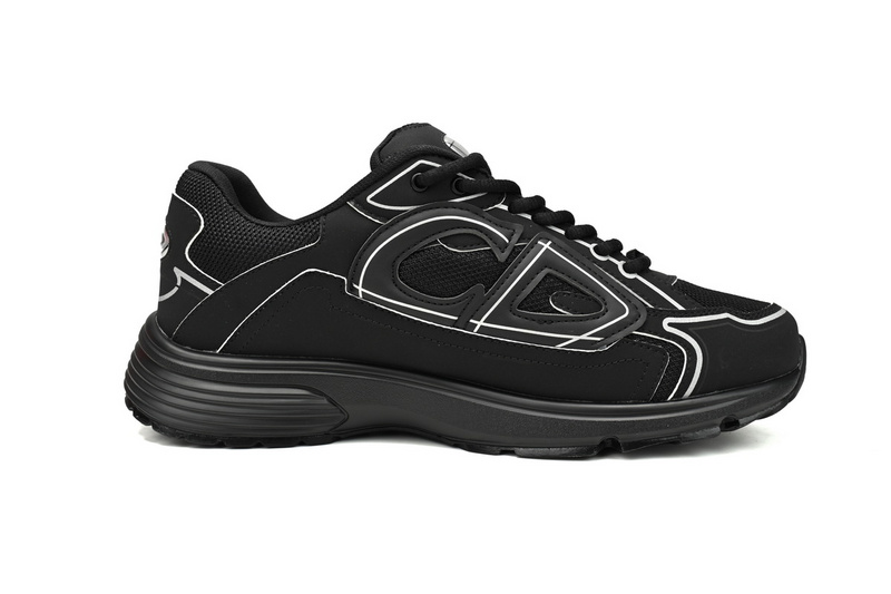 Dior Light Grey 'B30' Sneakers Black