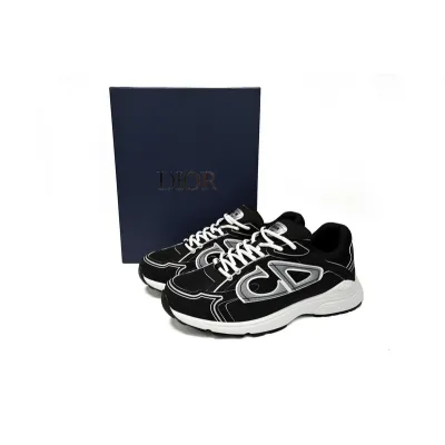 Dior Light Grey 'B30' Sneakers Black Coffee Color 02