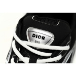 Dior Light Grey 'B30' Sneakers Black Coffee Color
