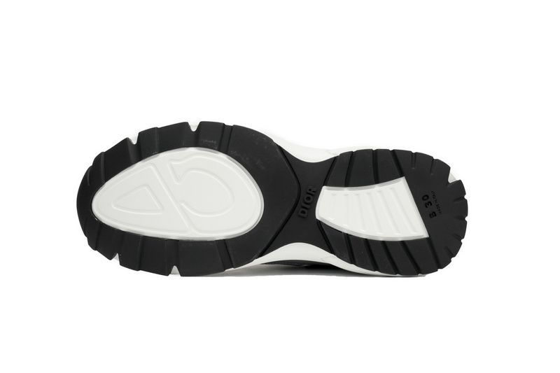 Dior Light Grey 'B30' Sneakers Black Silver