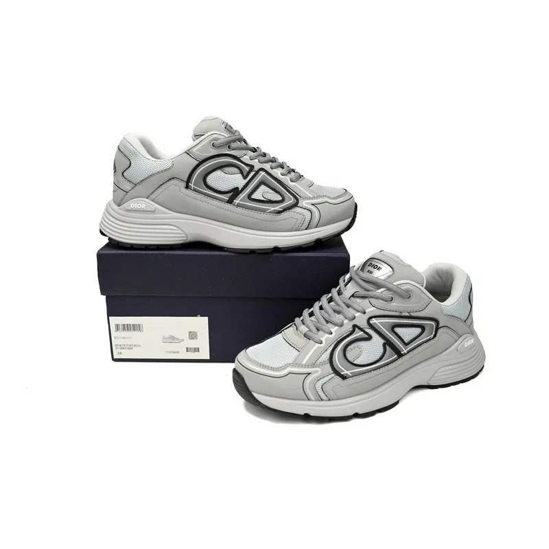 Dior Light Grey 'B30' Sneakers Grey