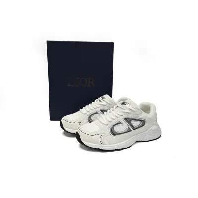 Dior Light Grey 'B30' Sneakers White 02