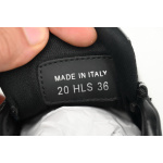 Dior White, Blue, & Black 'B22' Sneakers Black