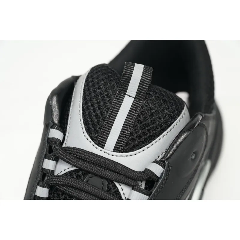 Dior White, Blue, & Black 'B22' Sneakers Black