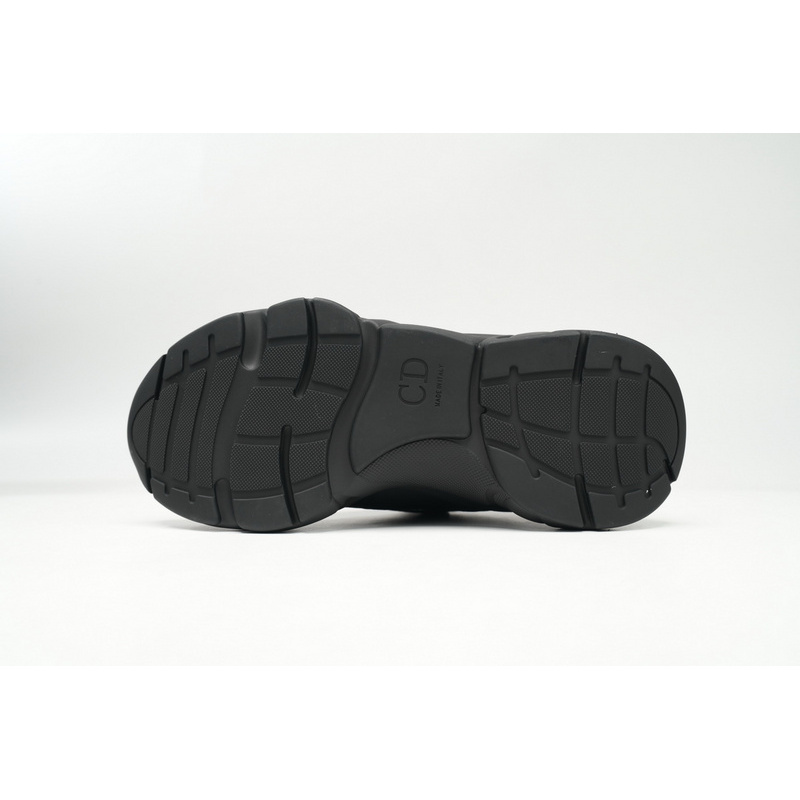 Dior White, Blue, & Black 'B22' Sneakers Black