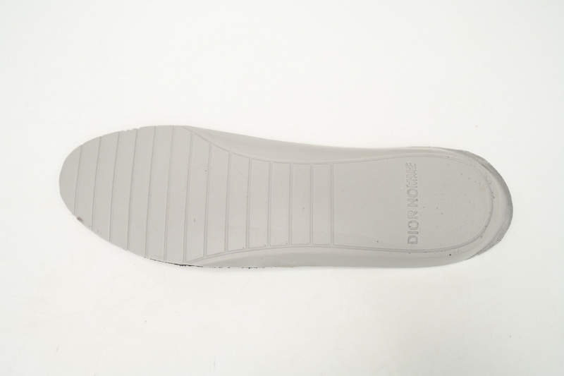 Dior White, Blue, & Black 'B22' Sneakers Black And White