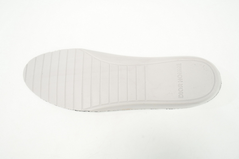 Dior White, Blue, & Black 'B22' Sneakers Lime