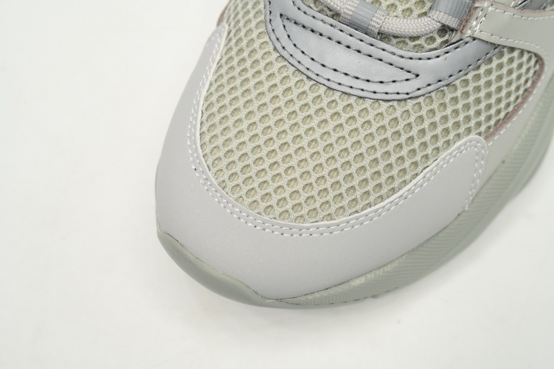 Dior White, Blue, & Black 'B22' Sneakers Lime