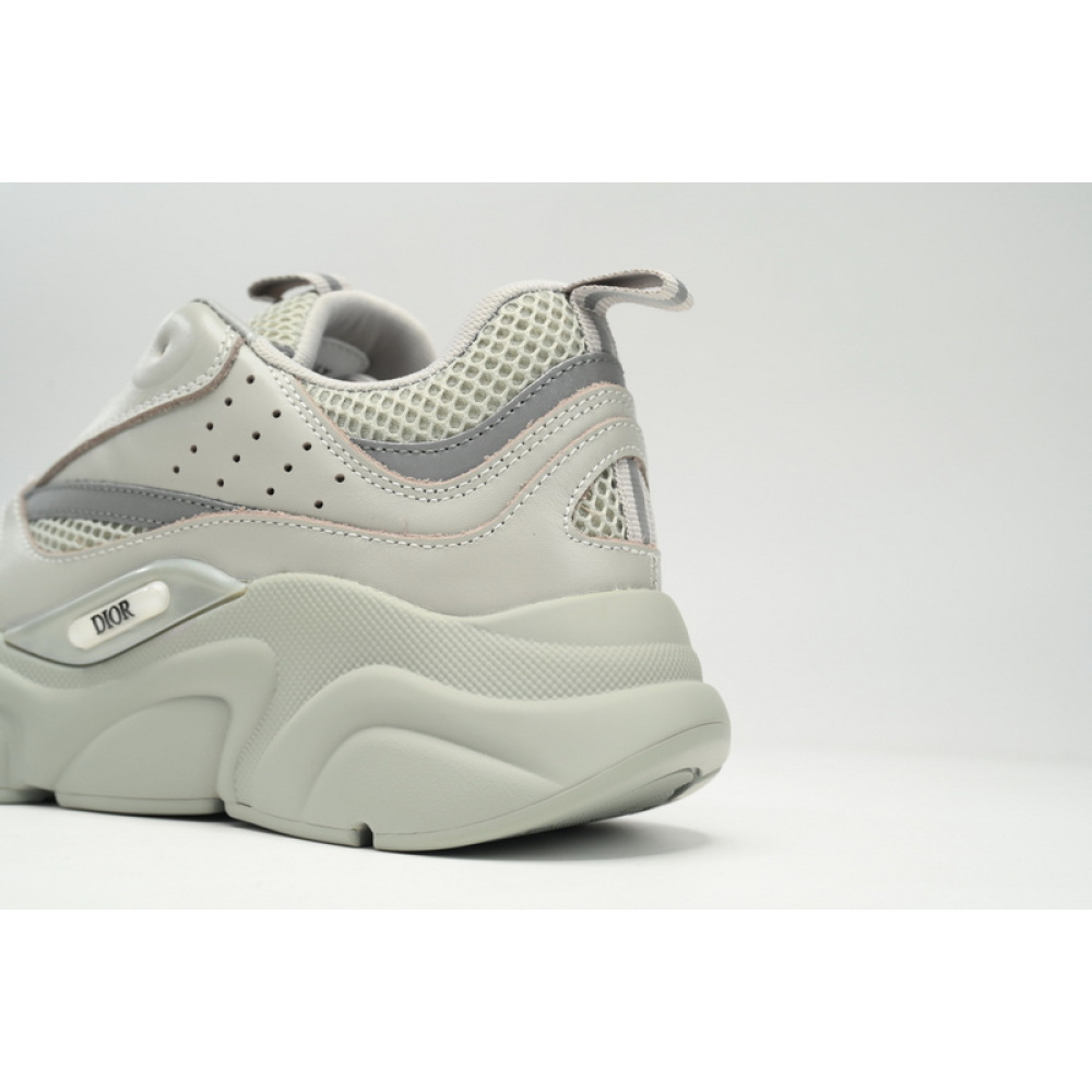 Dior White, Blue, & Black 'B22' Sneakers Lime