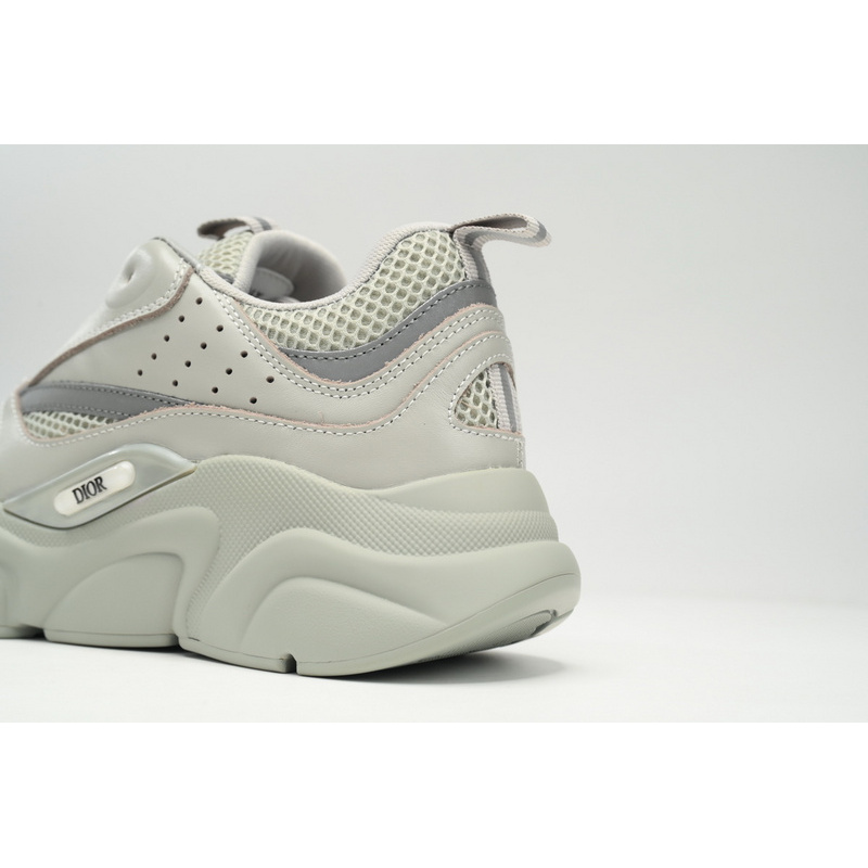 Dior White, Blue, & Black 'B22' Sneakers Lime