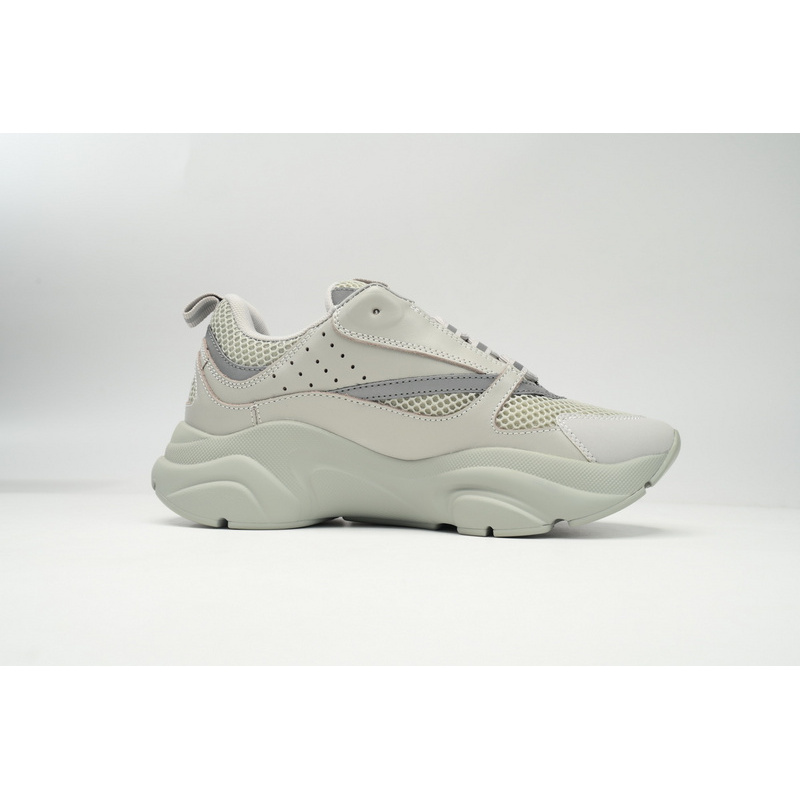 Dior White, Blue, & Black 'B22' Sneakers Lime