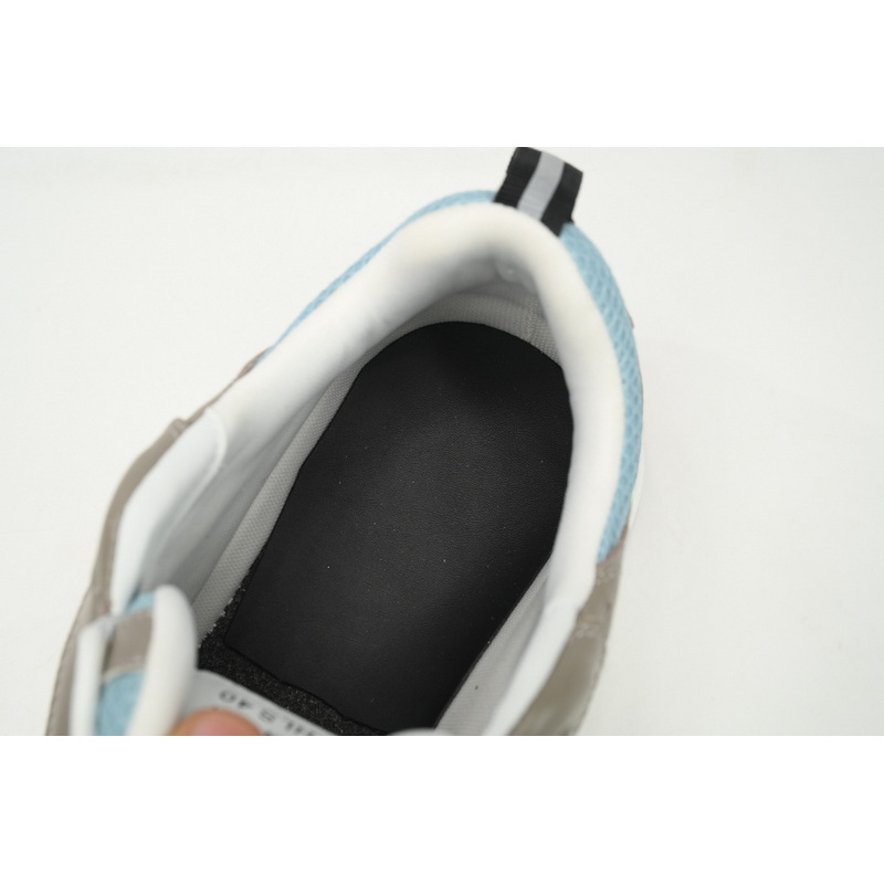 Dior White, Blue, & Black 'B22' Sneakers Rice Grey Blue