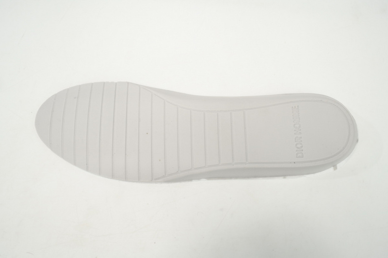 Dior White, Blue, & Black 'B22' Sneakers Rice Grey Blue