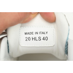 Dior White, Blue, & Black 'B22' Sneakers Rice Grey Blue