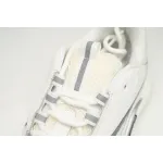 Dior White, Blue, & Black 'B22' Sneakers Rice White Gray