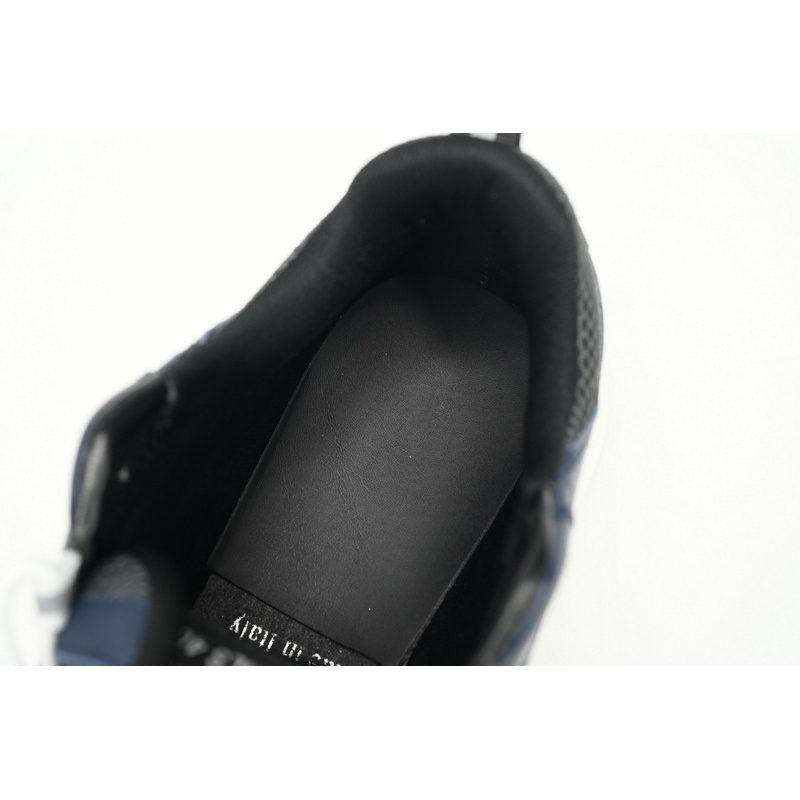 Dior White, Blue, & Black 'B22' Sneakers White Blue