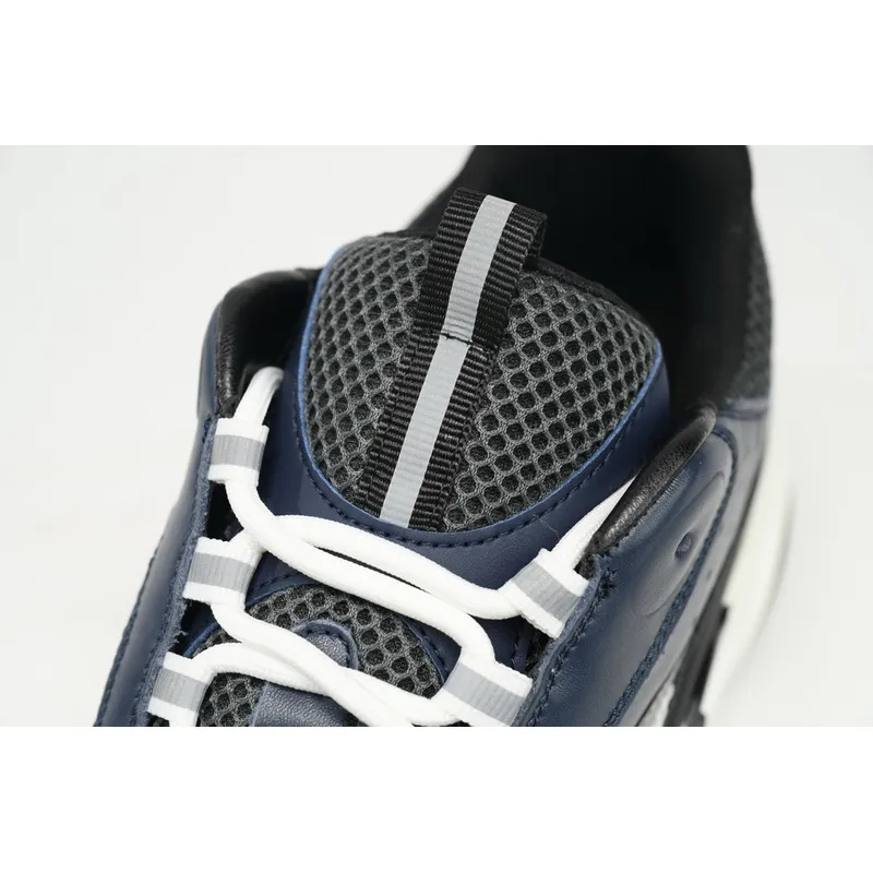 Dior White, Blue, & Black 'B22' Sneakers White Blue
