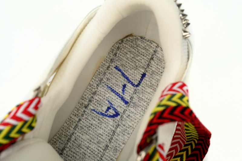 LANVIN White Black Painted