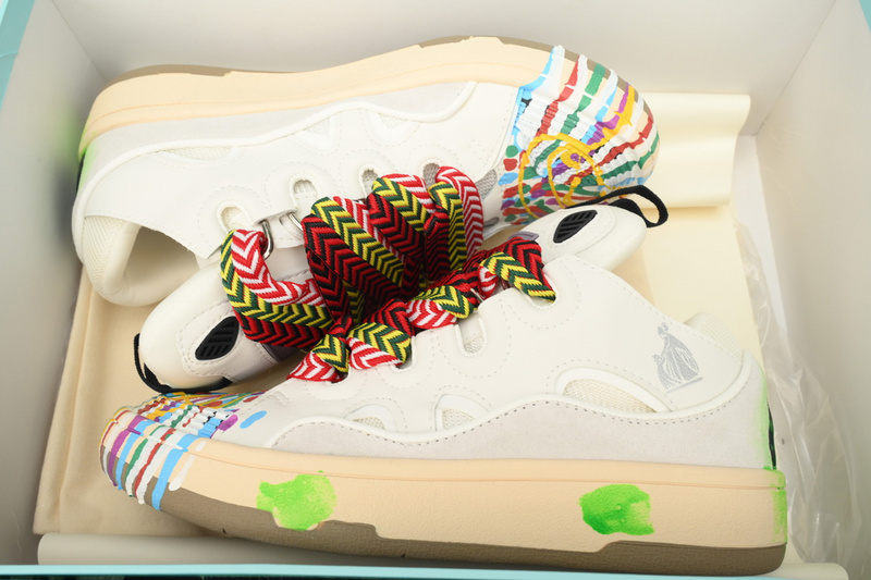 LANVIN White Seven Color Painting