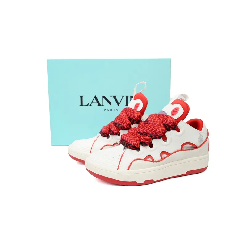 LANVIN White White Red