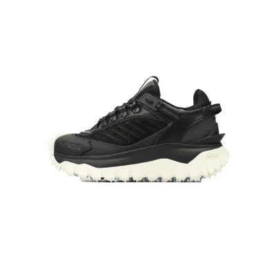 Moncler Trailgrip Leather Black And White 01