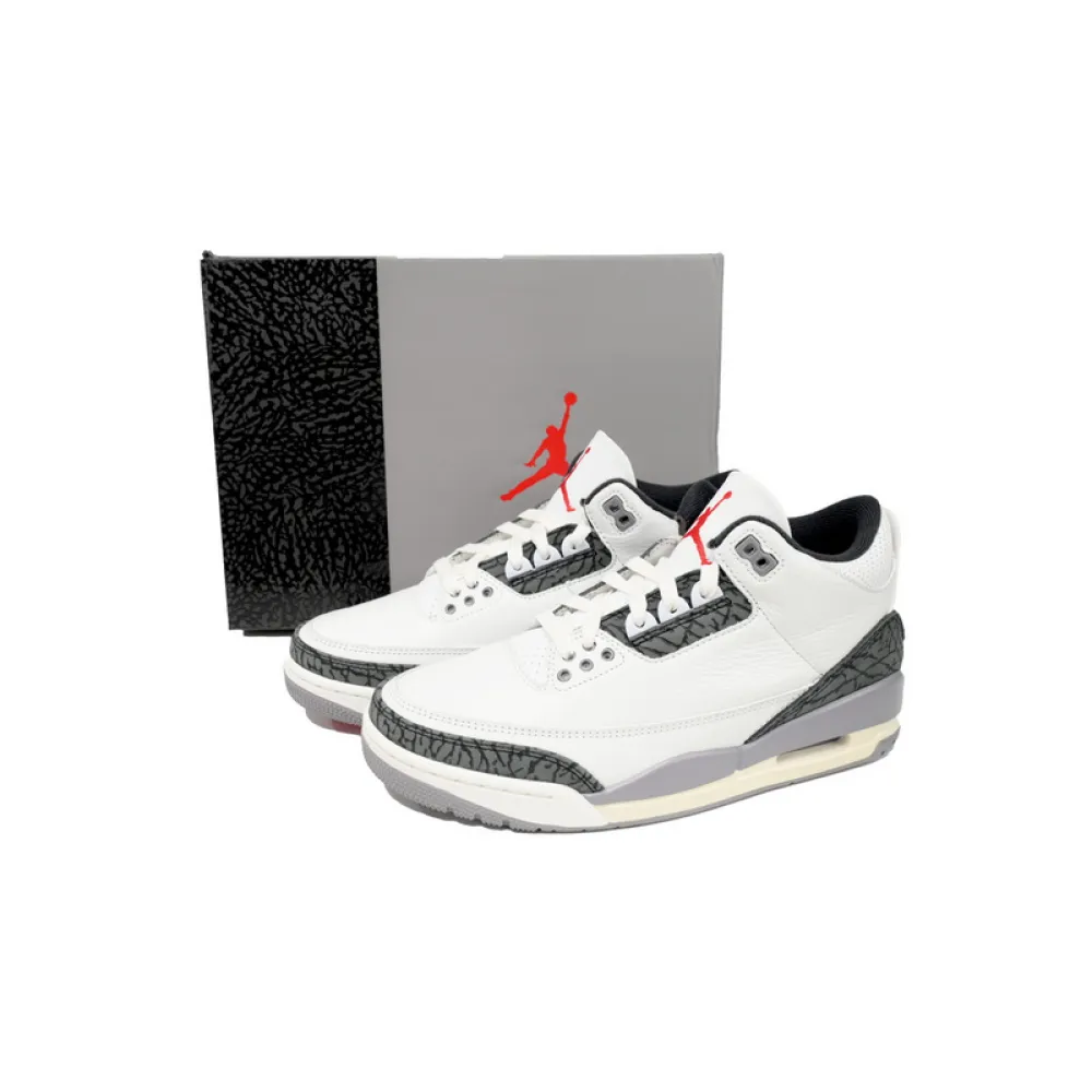 XH Air Jordan 3 "Cement Grey"