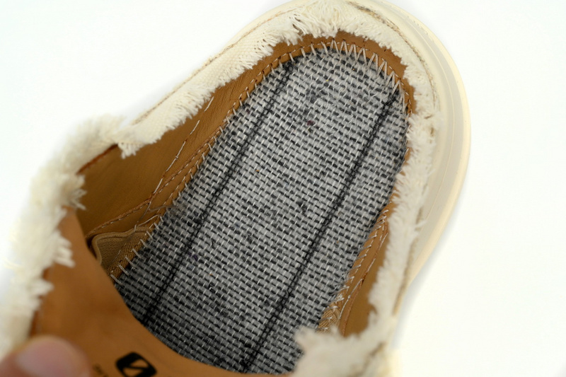 Smilerepublic White Coarse Canvas Slipper