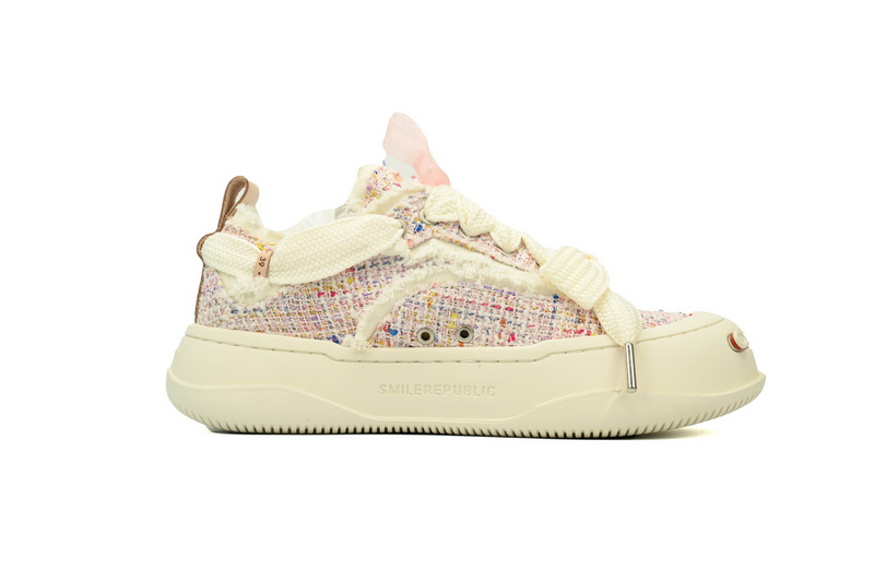 Smilerepublic Pink Tweed SB Sneaker