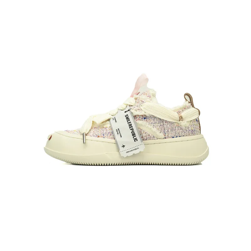 Smilerepublic Pink Tweed SB Sneaker