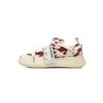 Smilerepublic Wine Red Glisten Houndtooth Low Top SB Sneaker