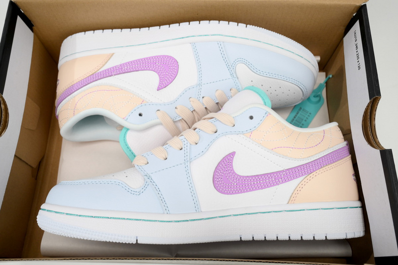 XH Air Jordan 1 Low Sashiko Multi-Color