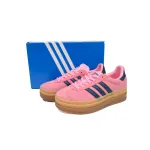 Adidas Originals Gazelle Bold Pink Brown Blue