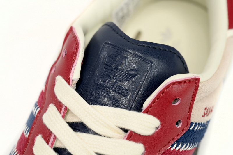 Adidas Originals Samba Vegan OG Beige Blue Red