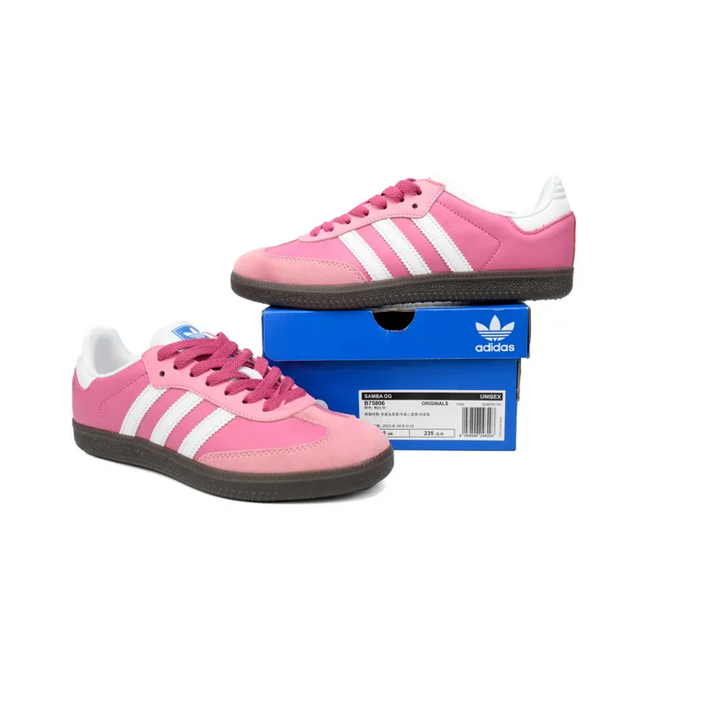 Adidas Originals Samba Vegan OG Pink White