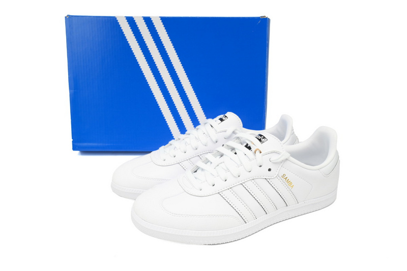 Adidas Originals Samba Vegan OG White and Black Stripes